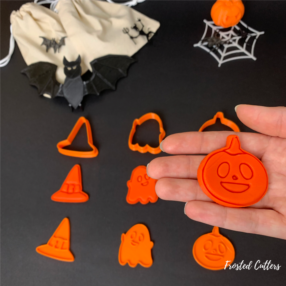 Halloween mini cookie cutters set - Frosted Cutters