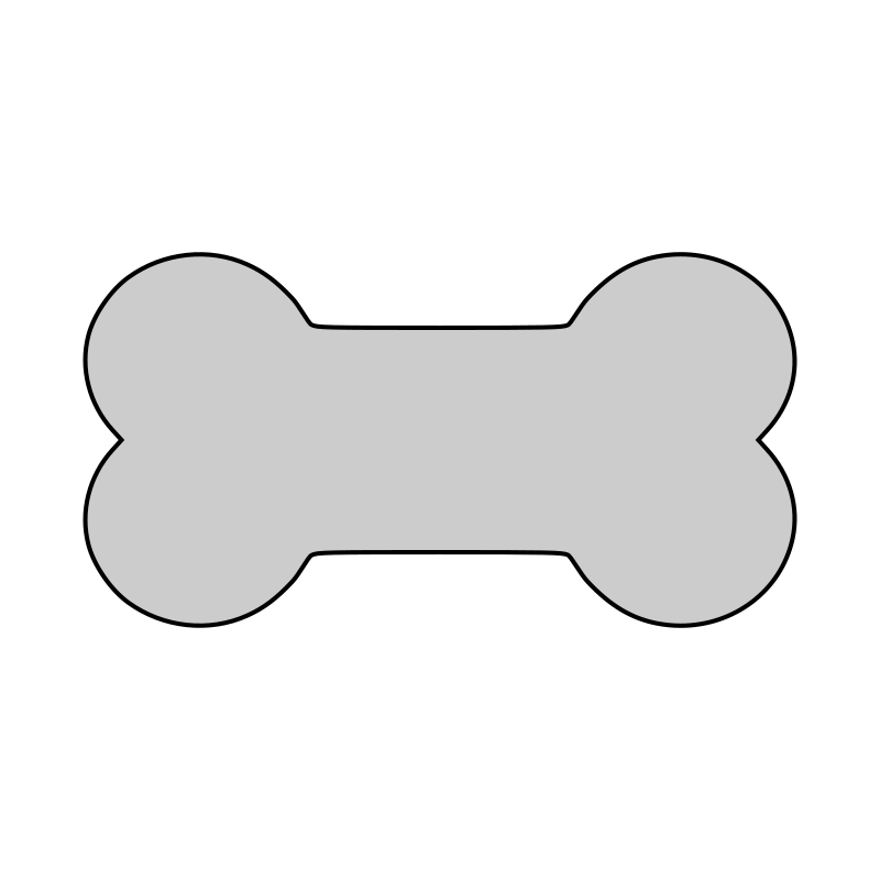 Dog bone cookie cutter online