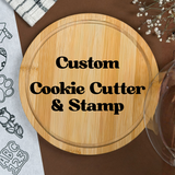 Custom Design Cookie Cutter with Stamp