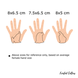 H O P Letters with Easter Gnomes cookie cutters with stamp (set of 3 )