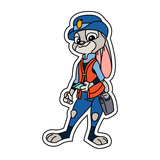 Zootopia (Judy) cookie cutter and stamp