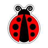 Ladybug/Ladybird cookie cutter and stamp