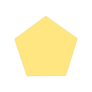 Pentagon cookie cutter