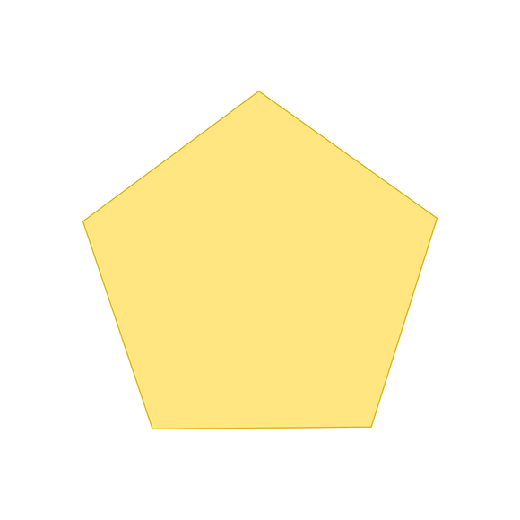 Pentagon cookie cutter