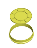 Swimming float tube cookie cutter with stamp