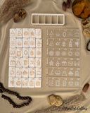Ramadan Advent Calendar Acrylic Debosser stamps with cutter