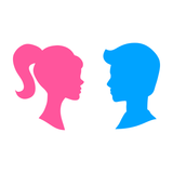 Barbie and Ken head silhouette cookie and fondant cutters