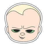 Boss Baby Face cookie cutter and stamp