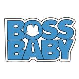 Boss Baby Logo cookie cutter and stamp