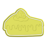 Cake Slice cookie cutter and stamp
