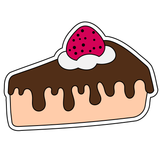 Cake Slice cookie cutter and stamp