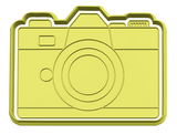 Camera cookie cutter and stamp