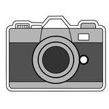 Camera cookie cutter and stamp