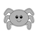 Cute spider cookie cutter and stamp