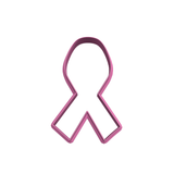 Pink Ribbon cookie cutter and stamp