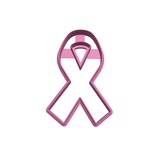 Pink Ribbon cookie cutter and stamp