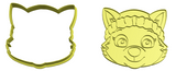 Paw Patrol Everest  cookie cutter and stamp
