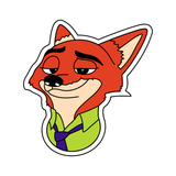 Zootopia (Fox) cookie cutter and stamp