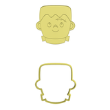 Frankenstein's monster cookie cutter and stamp