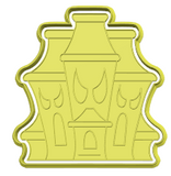 Frightening castle  cookie cutter and stamp
