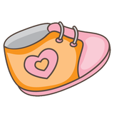 Baby shoe cookie cutter and stamp