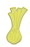 Green Onion cookie cutter and stamp
