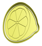 Half Lemon cookie cutter and stamp