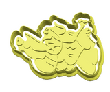 Happy Eid (عيد سعيد) Arabic lettering cookie cutter and stamp