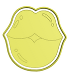 Tall lips cookie cutter and stamp