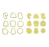 Christmas mini elements cookie cutters set