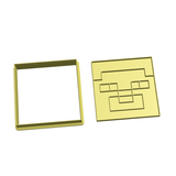 Minecraft Steve cookie cutter and stamp