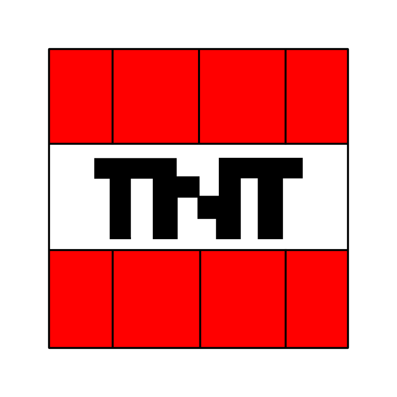 Minecraft TNT cookie cutter and stamp – Frosted Cutters