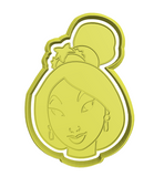 Mulan cookie cutter and stamp