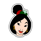 Mulan cookie cutter and stamp