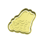 Saudi National Day Text Logo (نحلم ونحقق - شعار اليوم الوطني السعودي 94) cutter and stamp