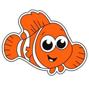 Finding (Nemo) cookie cutter and stamp