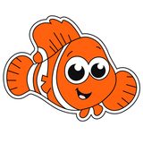 Finding (Nemo) cookie cutter and stamp