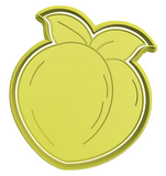 Peach cookie cutter and stamp