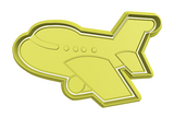 Plane cookie cutter and stamp