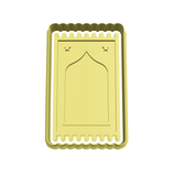 Prayer mat cookie cutter with stamp