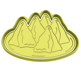 Samosa (سمبوسة) plate cookie cutter and stamp