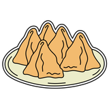 Samosa (سمبوسة) plate cookie cutter and stamp