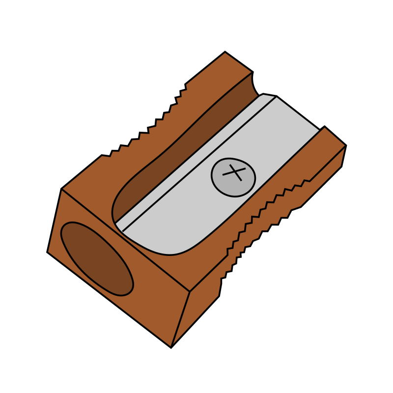 Pencil sharpener cookie cutter and stamp – Frosted Cutters