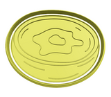 Soup plate cookie cutter and stamp