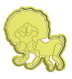 Trained lion cookie cutter and stamp