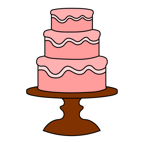 Wedding cake cookie cutter with stamp