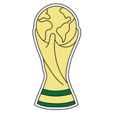 World Cup cookie cutter and stamp