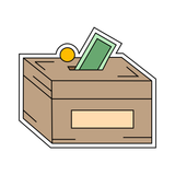 Zakat (زكاة) box cookie cutter and stamp