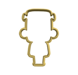 Halloween cute characters cookie cutter collection (Frankenstein, Vampire, Mummy, Witch)