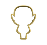 Halloween cute characters cookie cutter collection (Frankenstein, Vampire, Mummy, Witch)